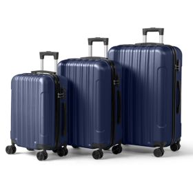 Three-in-one textured matte finish, non-TSA customs lock, 28-inch detachable wheels, ABS trolley case, 20in, 24in, 28in, ABS