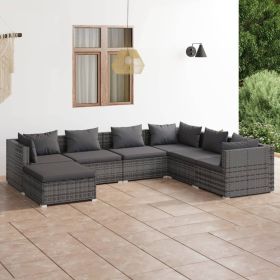 Garden Lounge Set Grey and Anthracite