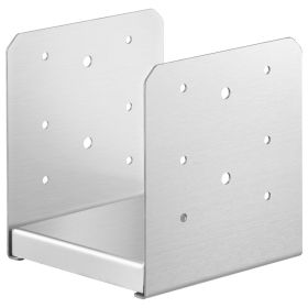 VEVOR 6"x 6" Post Base, 10Pcs Stainless Steel Adjustable Post Anchor Bracket(Internal 5.9 x 5.5")