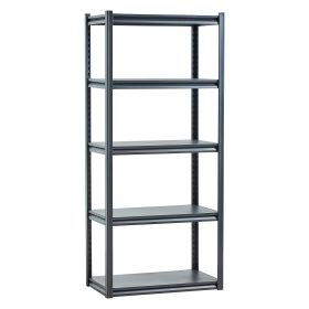 VEVOR Storage Shelves, 2000 lbs, 5 Tier Garage Storage Shelving, 18" D x 32" W x 72" H Adjustable Metal Shelves for Garage Shelves Utility Rack S