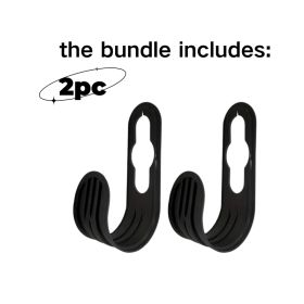 2pcs Garden Hose Hanger,Water Hose Holders For Outside,Portable Hose Holder,Garden Hose Carrier,Garden Hose Holder-Wall Mounted Tap Watering Hose (Option: Black-2pcs)