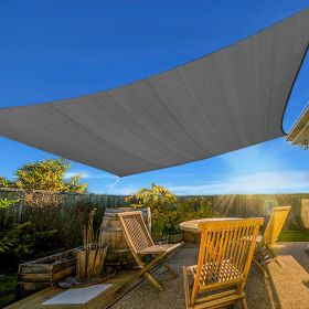 Prohibited From Sale On Amazon XISHAN 8'X10' Light Grey, Rust Red,Dark Grey HDPE Sunshade Sail, 160 Grams (Option: 8X10ft-Dark Grey)