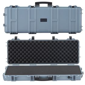 VEVOR Hard Rifle Case, Lockable Rifle Case with Pre-cut Foams, 40 in Gun Storage with Wheels (Default: Default)