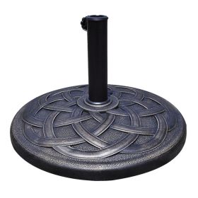 30lbs 18 Inches Heavy Duty Outdoor Patio Market Umbrella Base (Color: 22 Inch Round)