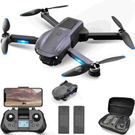 4DRC F12 RC Drone GPS 5G WIFI 6K HD Wide Angle Dual Camera Smart Follow Quadcopter,Professional drones/adult drones, for beginners (select: gray(2 battery)